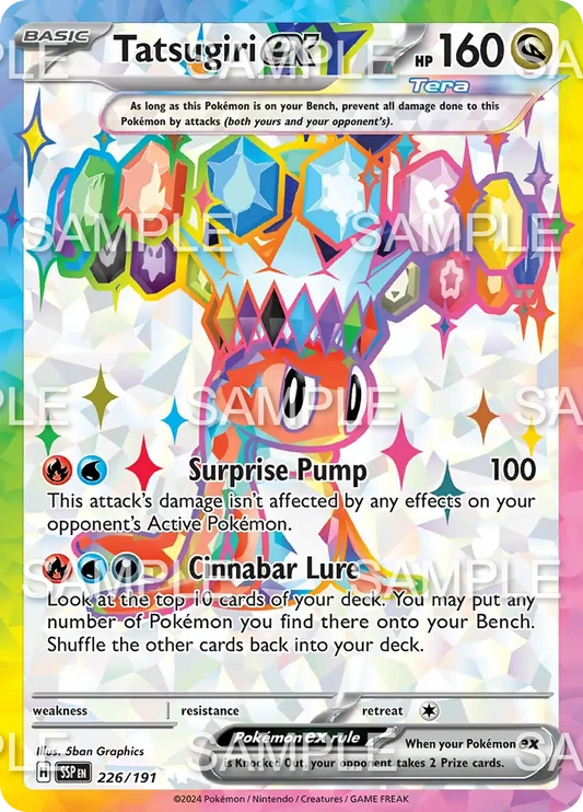 226 Nigiragi ex - Tatsugiri ex - SSP 226/191