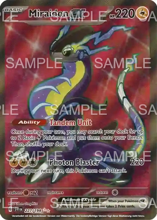 227 Miraidon ex  -  SVI 227/198