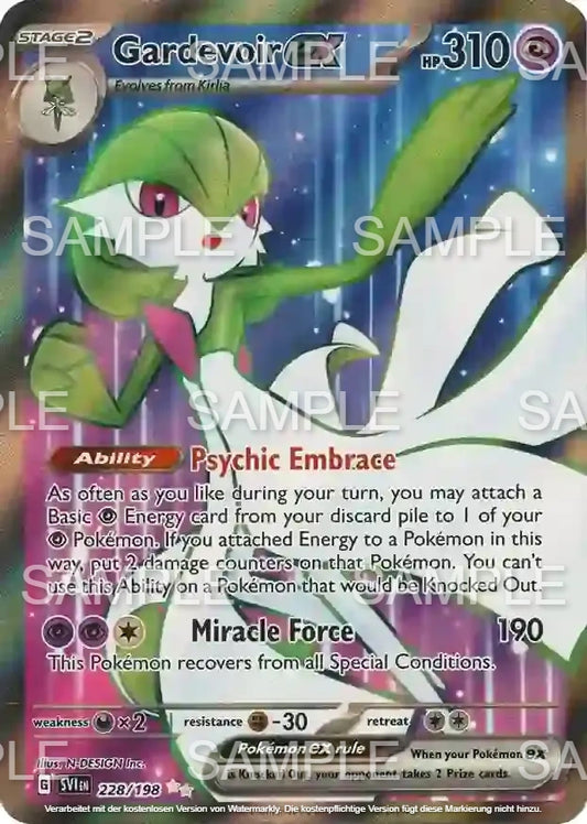 228 Guardevoir ex - Gardevoir ex - SVI 228/198