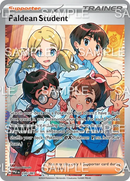 230 Paldea-Schüler - Paldean Student - PAF 230/091