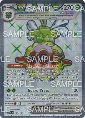 230 Forstellka ex - Forretress ex - PAL 230/193