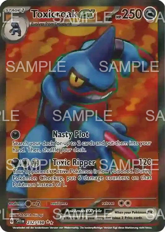 232 Toxiquak ex - Toxicroak ex - SVI 232/198
