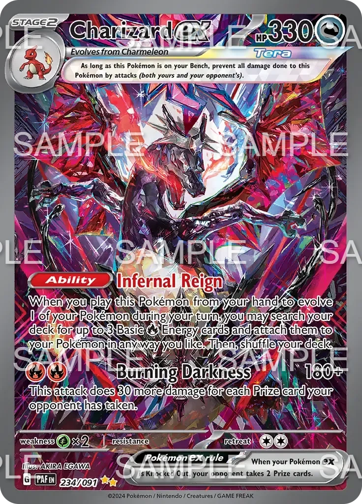 234 Glurak ex - Charizard ex - PAF 234/091