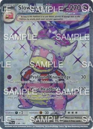 238 Laschoking ex - Slowking ex - PAL 238/193