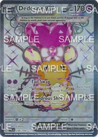 239 Dedenne ex  -  PAL 239/193