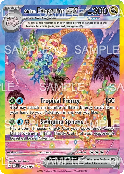 242 Alola-Kokowei ex - Alolan Exeggutor ex - SSP 242/191