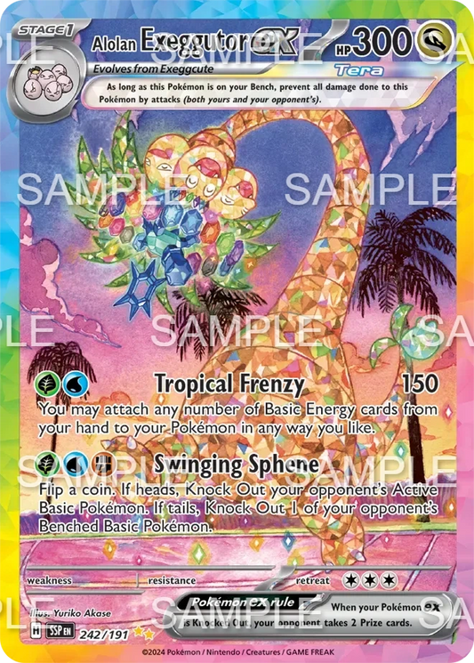 242 Alola-Kokowei ex - Alolan Exeggutor ex - SSP 242/191