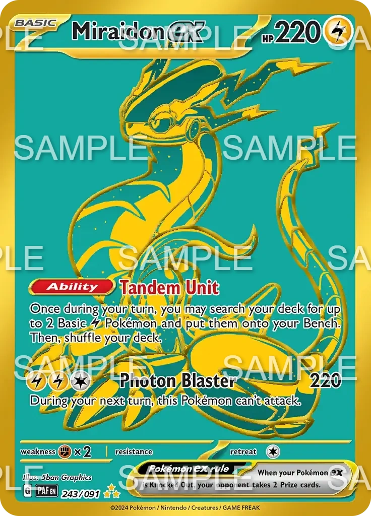 243 Miraidon ex - PAF 243/091