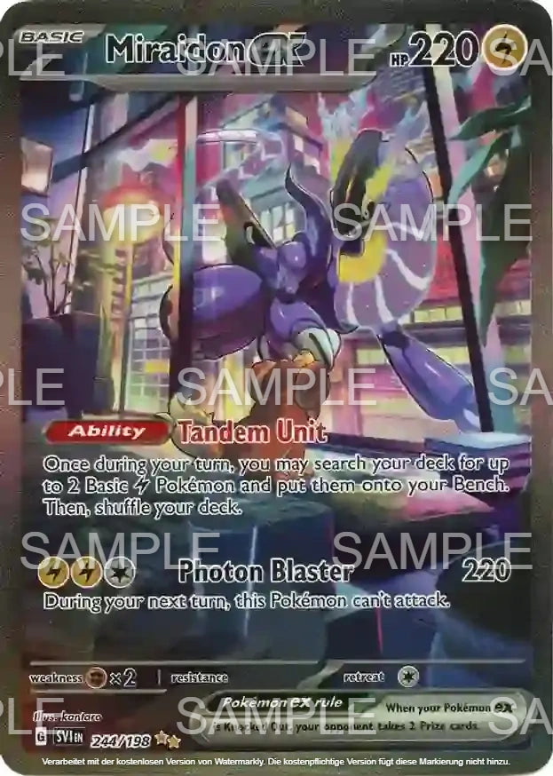 244 Miraidon ex  -  SVI 244/198