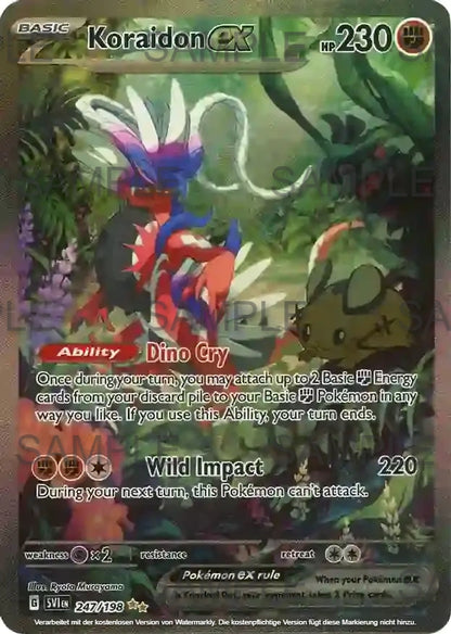 247 Koraidon ex  -  SVI 247/198