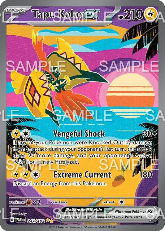 247 Kapu-Riki ex - Tapu Koko ex - PAR 247/182