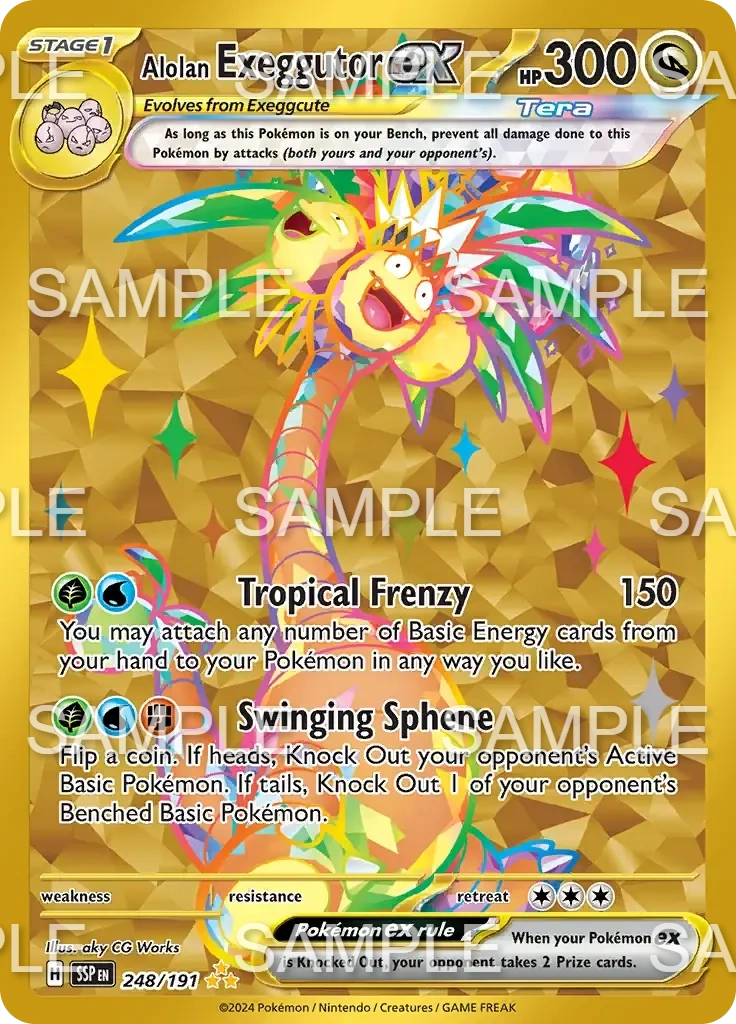248 Alola-Kokowei ex - Alolan Exeggutor ex - SSP 248/191
