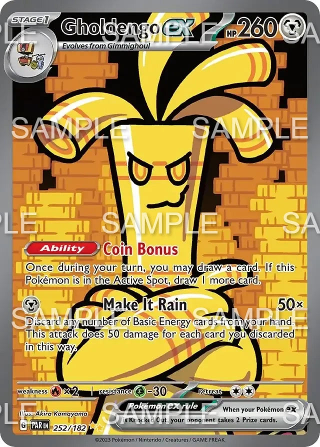 252 Monetigo ex - Gholdengo ex - PAR 252/182