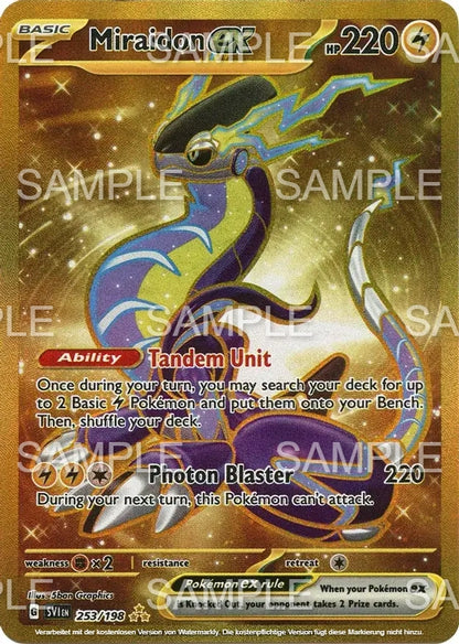 253 Miraidon ex - - SVI 253/198