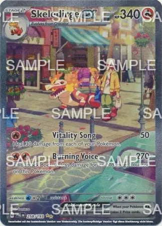 258 Skelokrok ex - Skeledirge ex - PAL 258/193