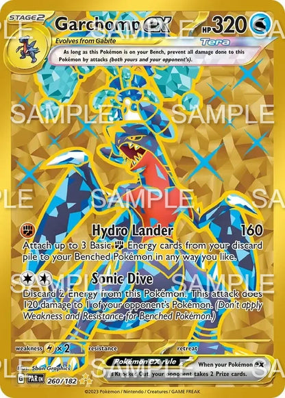260 Knakrack ex - Garchomp ex - PAR 260/182