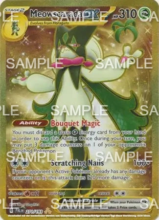 271 Maskagato ex - Meowscarada ex - PAL 271/193