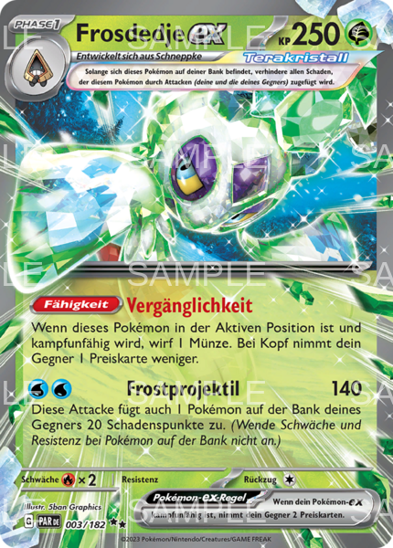 003 Frosdedje ex - Froslass ex - PAR 003/182