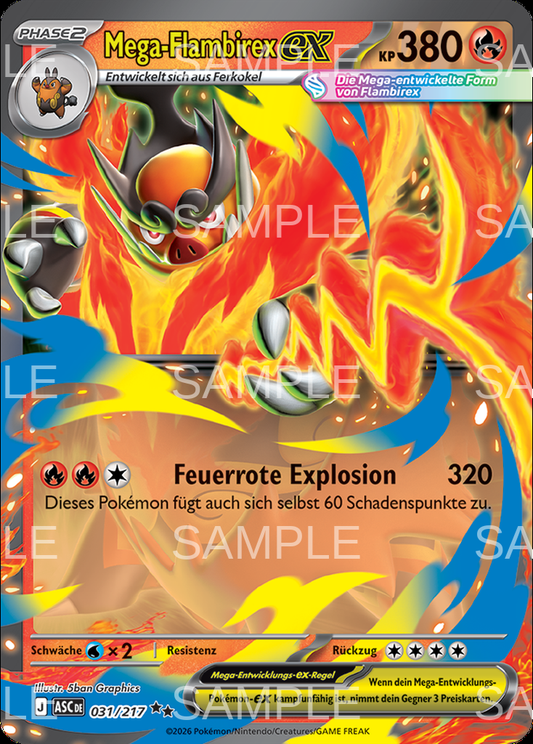 031 Mega Flambirex ex - Mega Emboar ex - ASC 031/217
