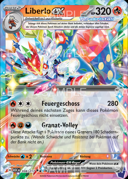 038 Liberlo ex - Cinderace ex - ASC 038/217