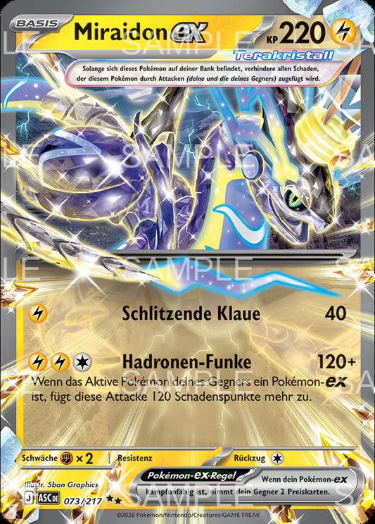 073 Miraidon ex - Miraidon ex - ASC 073/217