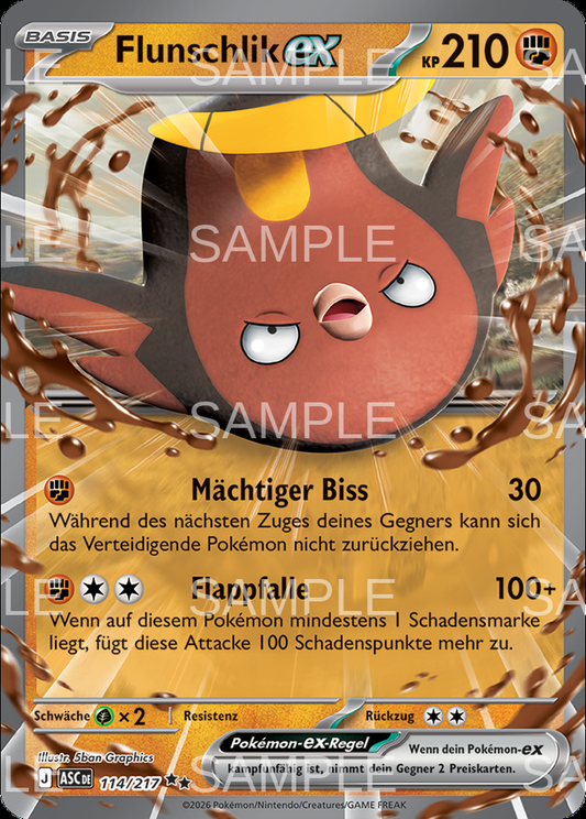 114 Flunschlik ex - Stunfisk ex - ASC 114/217
