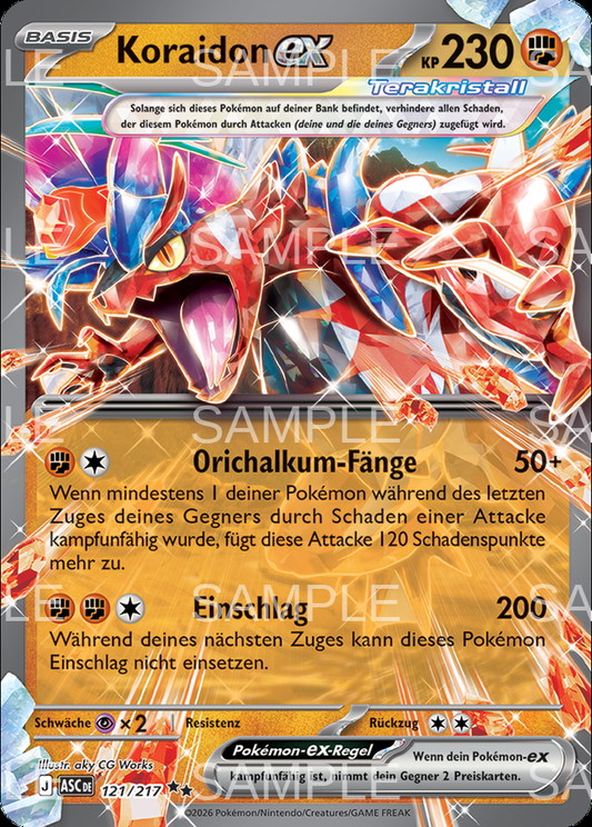 121 Koraidon ex - Koraidon ex - ASC 121/217