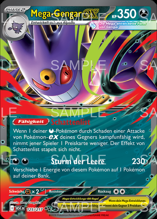 125 Mega Gengar ex - Mega Gengar ex - ASC 125/217