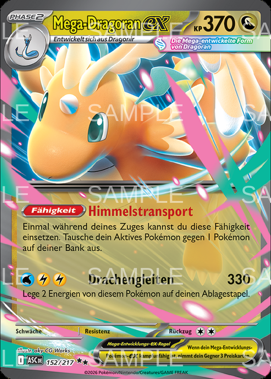 152 Mega Dragoran ex - Mega Dragonite ex - ASC 152/217