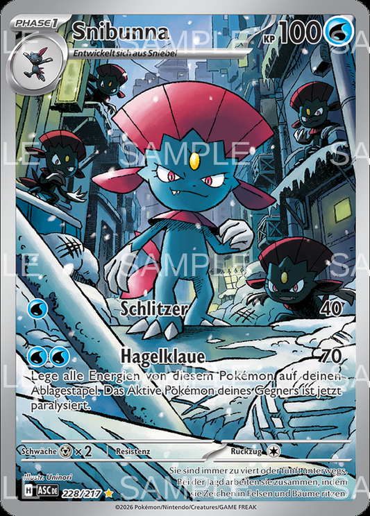 228 Snibunna - Weavile - ASC 228/217