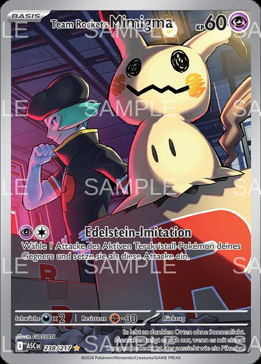 238 Team Rockets Mimigma - Team Rocket's Mimikyu - ASC 238/217