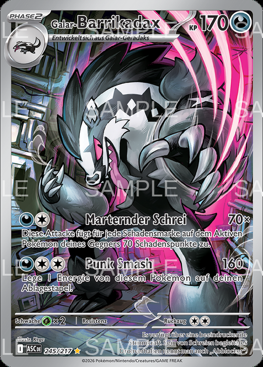 245 Galar-Barrikadax - Galarian Obstagoon - ASC 245/217