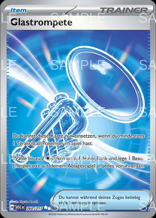 260 Glastrompete - Glass Trumpet - ASC 260/217