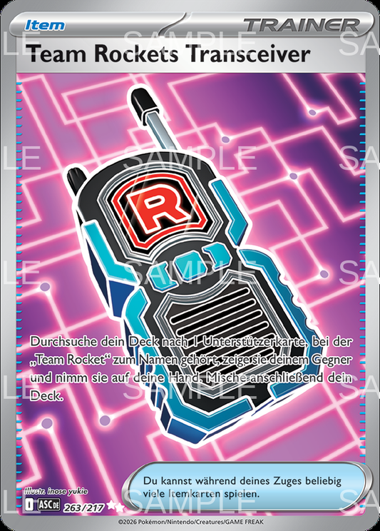 263 Team Rockets Transceiver - Team Rocket's Transceiver - ASC 263/217