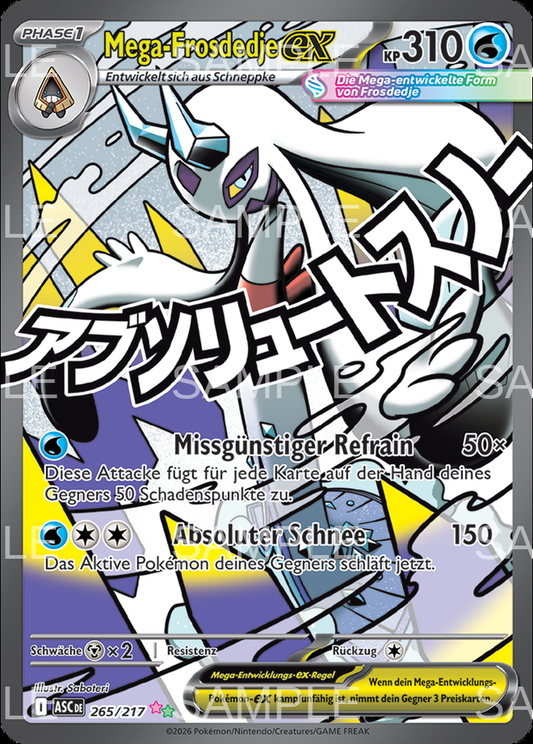 265 Mega Frosdedje ex - Mega Froslass ex - ASC 265/217