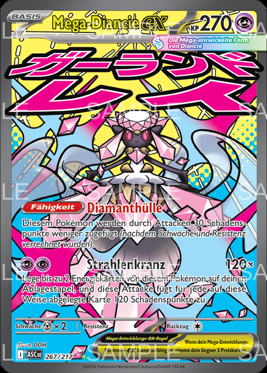 267 Mega Diancie ex - Mega Diancie ex - ASC 267/217