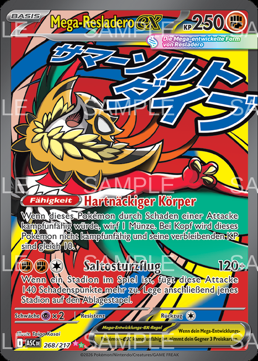 268 Mega Resladero ex - Mega Hawlucha ex - ASC 268/217