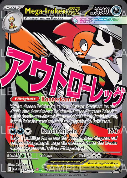 270 Mega Irokex ex - Mega Scrafty ex - ASC 270/217