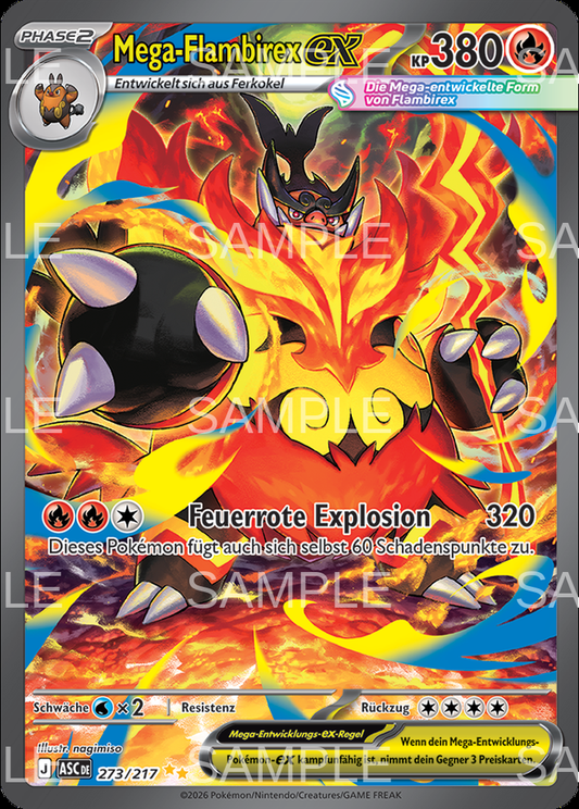 273 Mega Flambirex ex - Mega Emboar ex - ASC 273/217