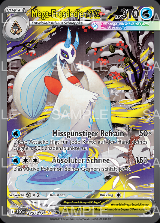 275 Mega Frosdedje ex - Mega Froslass ex - ASC 275/217