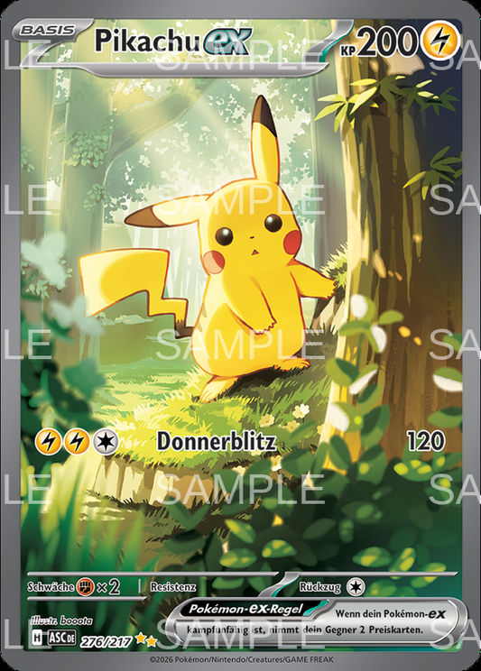 276 Pikachu ex - Pikachu ex - ASC 276/217