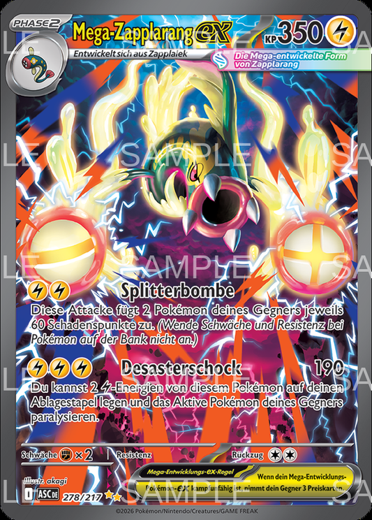 278 Mega Zapplarang ex - Mega Eelektross ex - ASC 278/217