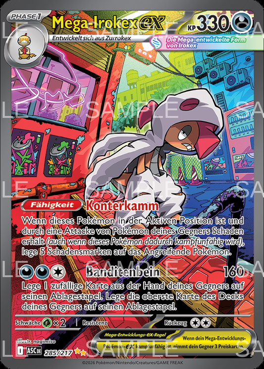 285 Mega Irokex ex - Mega Scrafty ex - ASC 285/217
