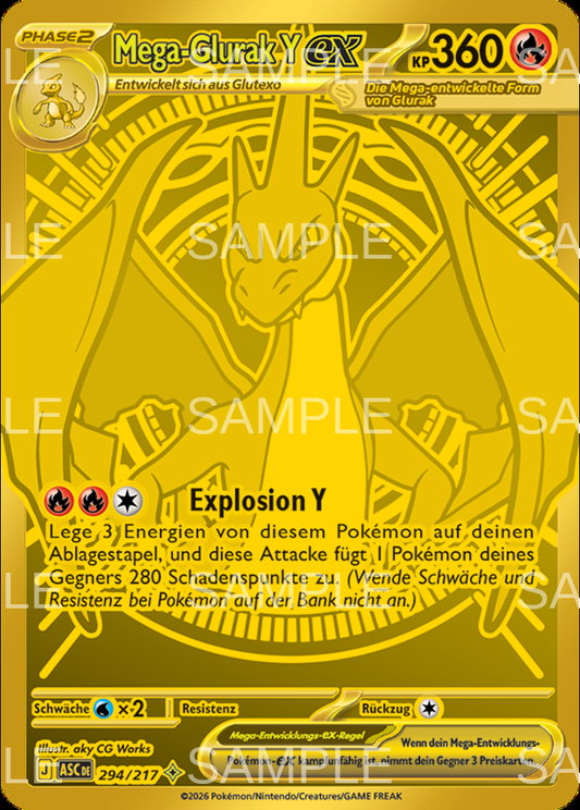 294 Mega Glurak Y ex - Mega Charizard Y ex - ASC 294/217