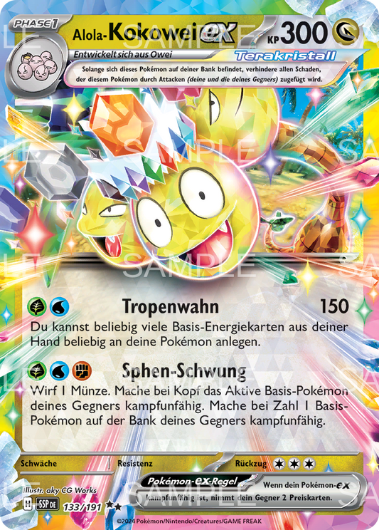 133 Alola-Kokowei ex - Alolan Exeggutor ex - SSP 133/191