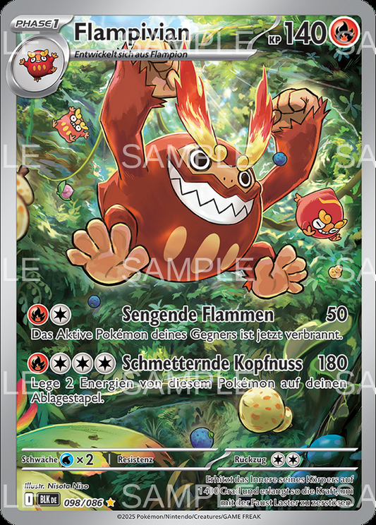 098 Flampivian - Darmanitan - BLK 098/086