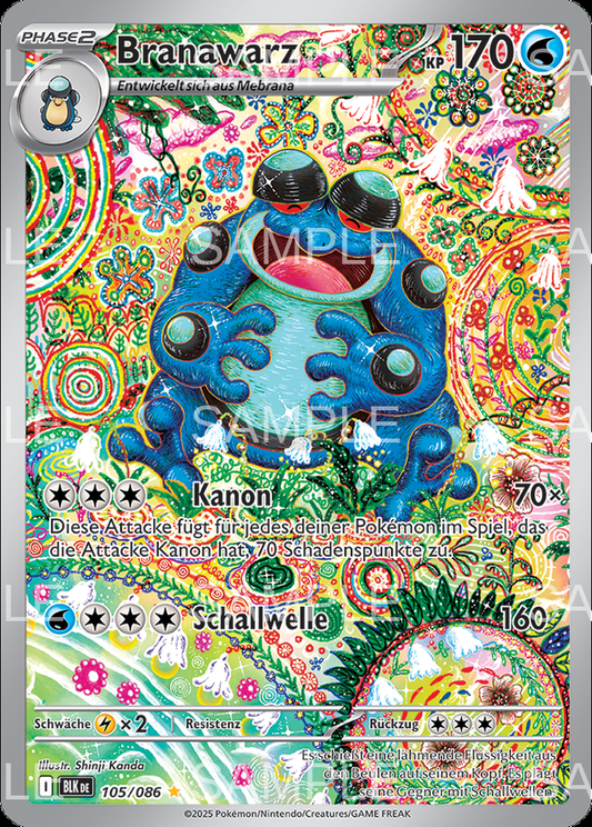 105 Branawarz - Seismitoad - BLK 105/086