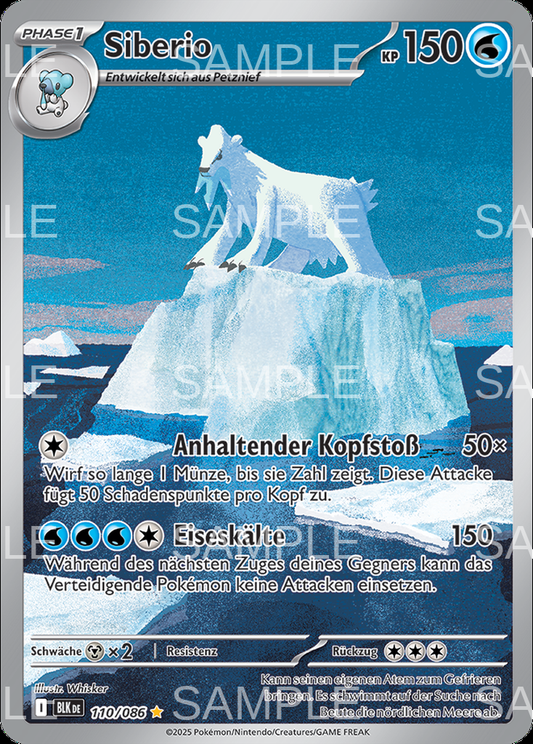 110 Siberio - Beartic - BLK 110/086