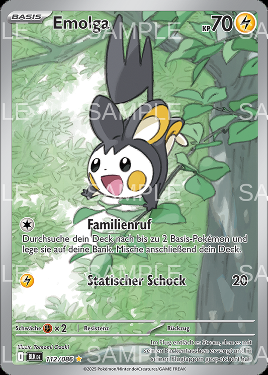 112 Emolga - Emolga - BLK 112/086