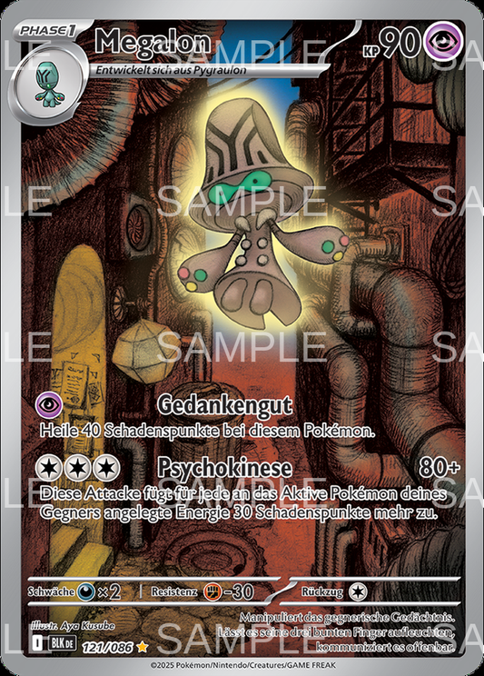 121 Megalon - Beheeyem - BLK 121/086